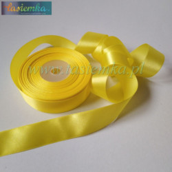 tasiemka atłas 26 mm - A012 Yellow
