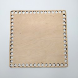 Baza drewniana kwadrat 20x20cm kod 0188